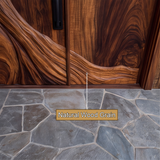 Aurelthorn Sculpted Solid Wood Double Door