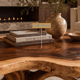 Aurevane Handcrafted Solid Wood Coffee Table