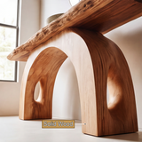 Aurevian Live Edge Solid Wood Console Table - Timberustic Console Table