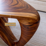 Aurevyn Sculpted Solid Wood Coffee Table - Timberustic Coffee Table