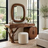 Branwyll Rootform Solid Wood Cosmetic Table