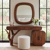 Branwyll Rootform Solid Wood Cosmetic Table