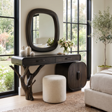 Branwyll Rootform Solid Wood Cosmetic Table
