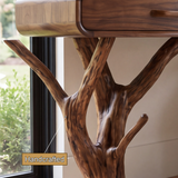 Branwyll Rootform Solid Wood Cosmetic Table