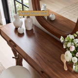 Branwyll Rootform Solid Wood Cosmetic Table