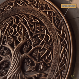 Caelwyn Solid Wood Sculpted Wall Art