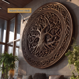 Caelwyn Solid Wood Sculpted Wall Art