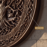 Caelwyn Solid Wood Sculpted Wall Art
