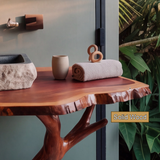Canopy Live Edge Solid Wood Freestanding Bathroom Vanity - Timberustic Freestanding Bathroom Vanity