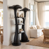 Canoris Sculpted Solid Wood Mushroom Bookshelf