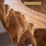 Dravik Hand-Carved Solid Wood Floating Bathroom Vanity with Integrated Sink - Timberustic Floating Bathroom Vanity with Integrated Sink