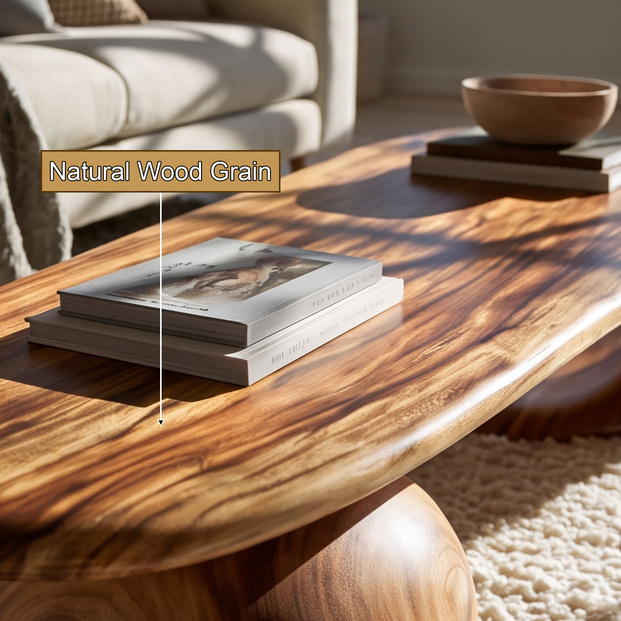 Drovaris Handcrafted Solid Wood Coffee Table - TimbeRustic Coffee Table
