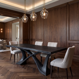 Elarion Live Edge Solid Wood Dining Table - Timberustic Dining Table