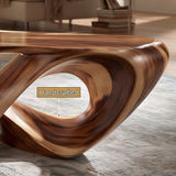 Elarique Handcrafted Solid Wood Coffee Table SPA295768 - Timberustic Coffee Table