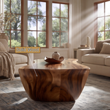 Elarique Handcrafted Solid Wood Coffee Table SPA295768 - Timberustic Coffee Table