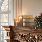 Elaroque Handcrafted Solid Wood Fireplace Mantel Surround