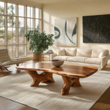Elarwen Handcrafted Solid Wood Coffee Table