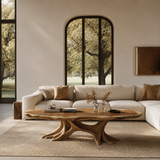 Elarwyn Handcrafted Solid Wood Coffee Table