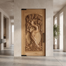 Elarwyn Sculpted Solid Wood Single Door