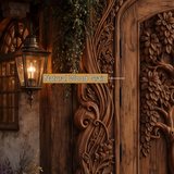 Elarwyn Sculpted Solid Wood Single Door