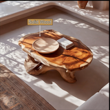 Eldara Live Edge Solid Wood Coffee Table - Timberustic Coffee Table