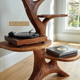 Eldergrove Handcrafted Solid Wood Record Player Stand SPA928951 - Timberustic Record Player Stand With Storage