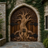 Eldergrove Sculpted Solid Wood Double Door