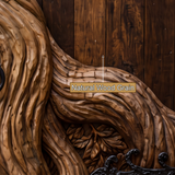 Eldergrove Sculpted Solid Wood Double Door