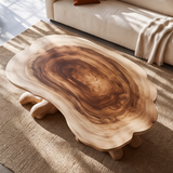 Elvarenne Handcrafted Solid Wood Coffee Table