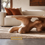Elvarenne Handcrafted Solid Wood Coffee Table