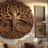 Eryndal Handcrafted Solid Wood Wall Art