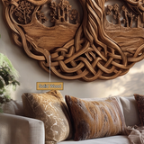 Eryndal Handcrafted Solid Wood Wall Art