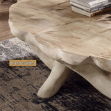 Frostroot Handcrafted Solid Wood Coffee Table