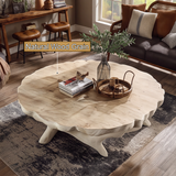 Frostroot Handcrafted Solid Wood Coffee Table