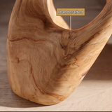 Helixcrest Sculpted Solid Wood Side Table - Timberustic Side Table