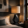 Kaelith Handcrafted Solid Wood Table Lamp SPA029581 Black - Timberustic Table Lamp