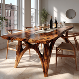 Kaelith Live Edge Solid Wood Dining Table - Timberustic Dining Table