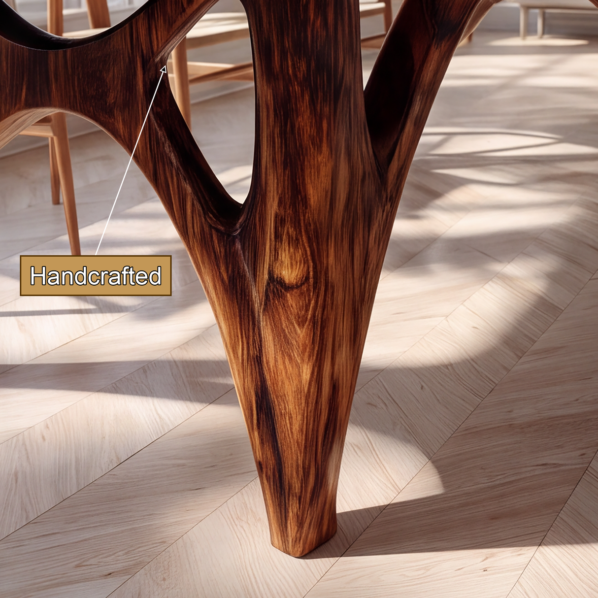 Kaelith Live Edge Solid Wood Dining Table - Timberustic Dining Table