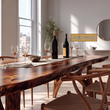 Kaelith Live Edge Solid Wood Dining Table - Timberustic Dining Table