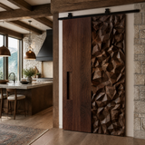 Kaelith Sculpted Solid Wood Single Door
