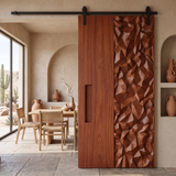 Kaelith Sculpted Solid Wood Single Door
