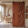 Kaelith Sculpted Solid Wood Single Door