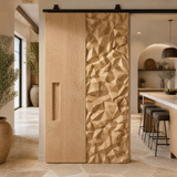 Kaelith Sculpted Solid Wood Single Door