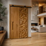 Kaelith Sculpted Solid Wood Single Door
