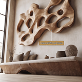 Kaelor Sculpted Solid Wood Wall Art