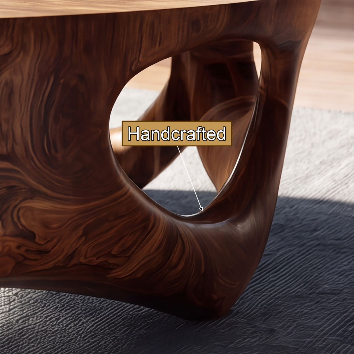 Latticewood Handcrafted Solid Wood Coffee Table
