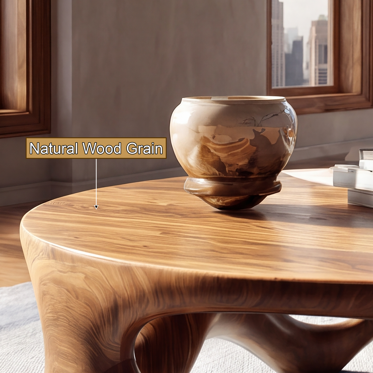 Latticewood Handcrafted Solid Wood Coffee Table