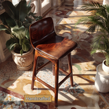 Lioren Arc Solid Wood Bar Stool - Timberustic Bar Stool