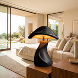 Lumora Handcrafted Solid Wood Table Lamp SPA252511 Black - Timberustic Table Lamp