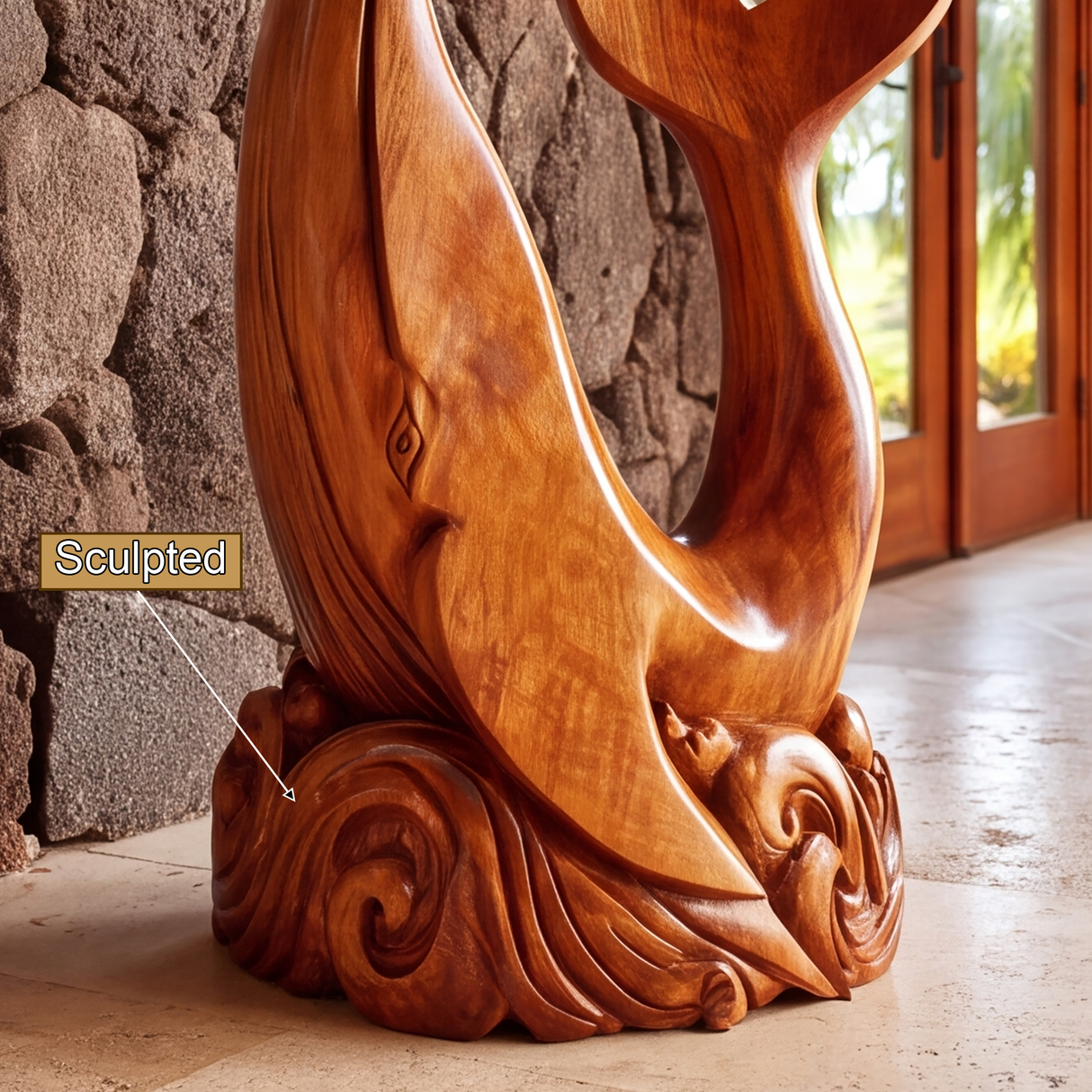Maravyn Handcrafted Solid Wood Pedestal Stand - Timberustic Pedestal Stand